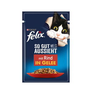 FELIX WET CAT FOOD - BEEF IN JELLY 85g