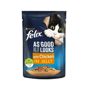 FELIX WET CAT FOOD - CHICKEN IN JELLY 85g