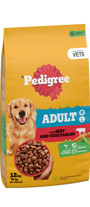 PEDIGREE ADULT DOG - BEEF & VEGETABLES