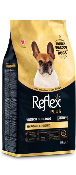 Reflex Plus French Bulldog Adult Dog Food 8kg