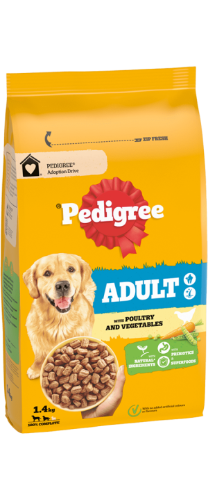 PEDIGREE ADULT DOG POULTRY & VEGETABLES