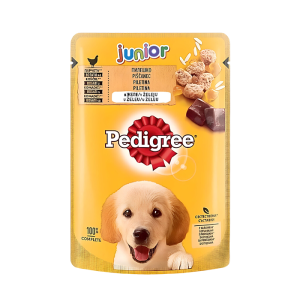 PEDIGREE JUNIOR DOG - CHICKEN IN JELLY 100g