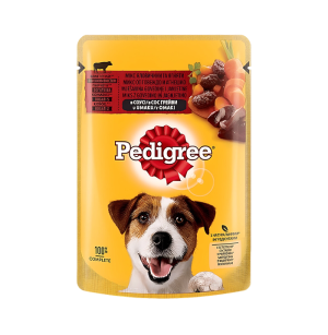 PEDIGREE ADULT DOG - BEEF AND LAMB IN SAUCE 100g